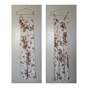 Stilletto's Maxi Dress Womens Small V Neck Babydoll‎ Cottagecore Romantic